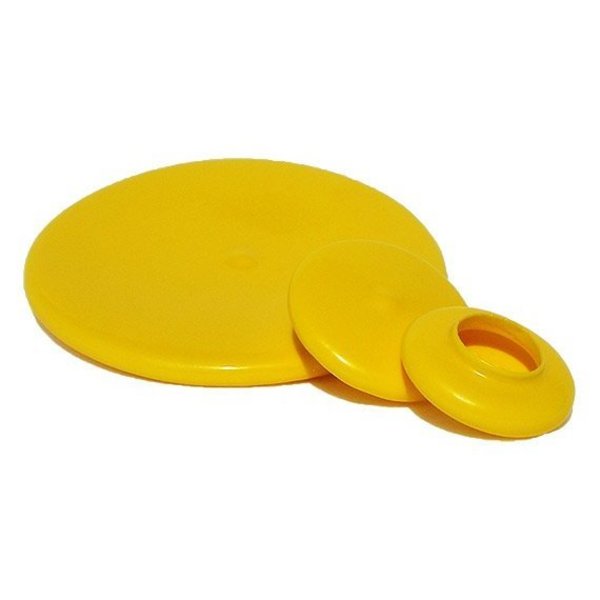 Stockcap FC Flange Covers-FC-100-0.040-709-19-YELLOW, 10PK 481366